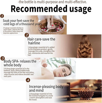 Natural Belly Drainage Ginger Oil