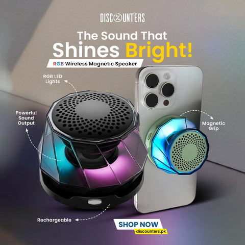 RGB Wireless Magnetic Speaker