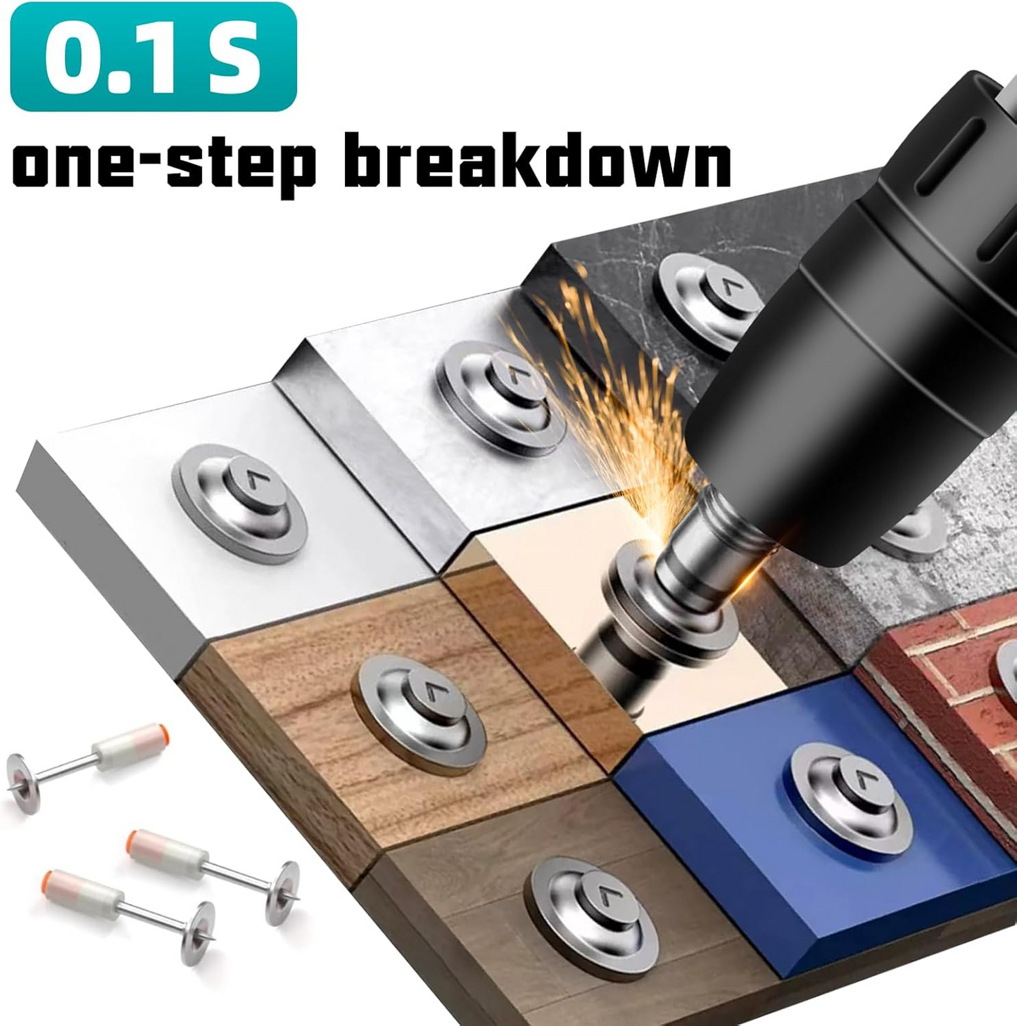 Handheld High-Pressure Nail Gun ( Imported Box Pack )